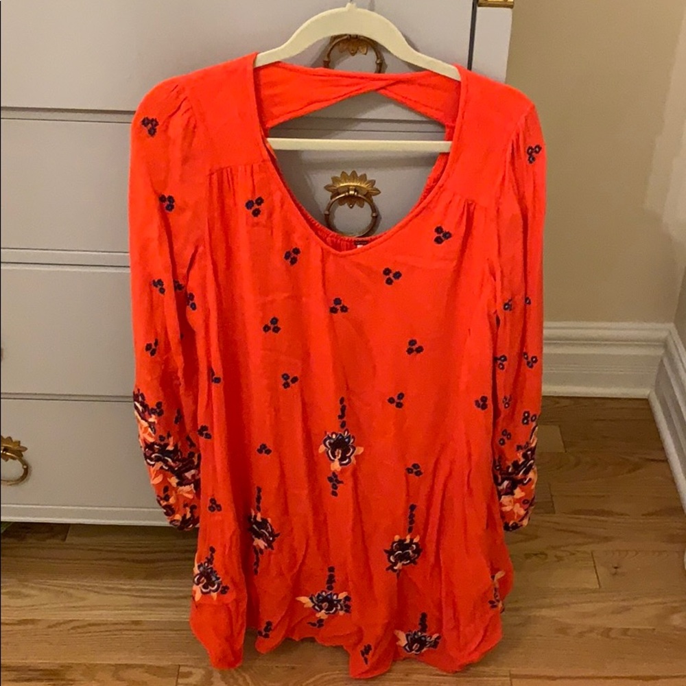 Free people long sleeve dress WITH TAGS